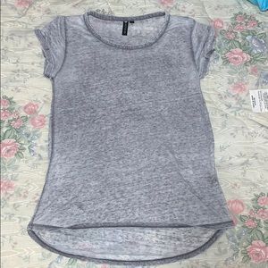 Gray grunge t-shirt
